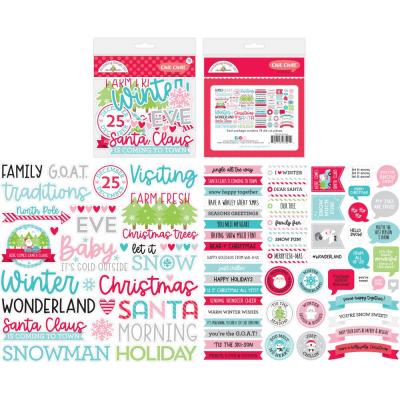 Doodlebug Let It Snow Die Cuts - Bits & Pieces